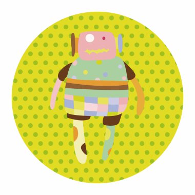 机器人主题元素矢量、 eps
