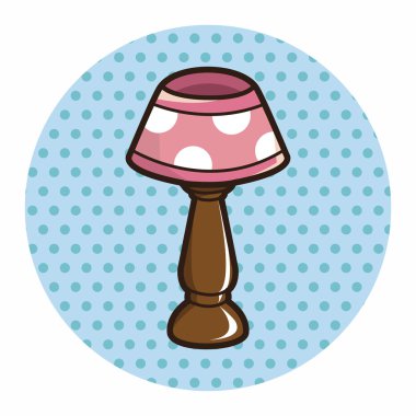 mobilya Tema lamba öğeleri vektör, eps