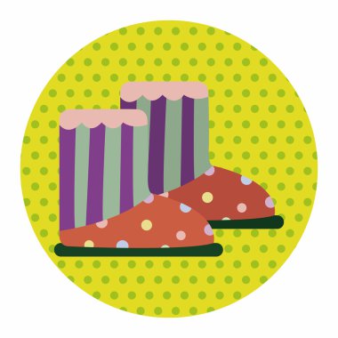 Ayakkabı tarzı tema öğeleri vektör, eps