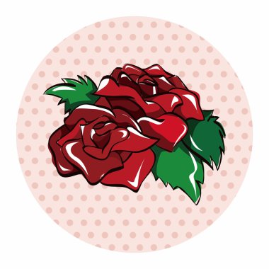 Tema öğeleri vektör çiçek, eps