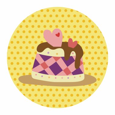 Dekorasyon kek Tema öğeleri vektör, eps10