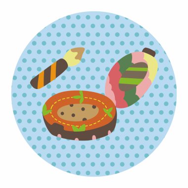 göz liner ve göz farı Tema öğeleri vektör, eps