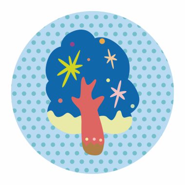 ağaç Tema öğeleri vektör, eps