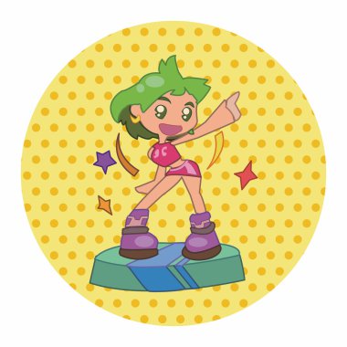 dansçı Tema öğeleri