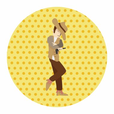 kovboy Tema öğeleri vektör, eps