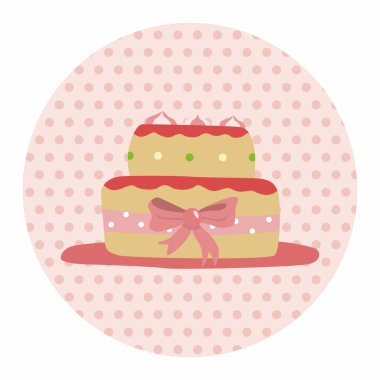 Dekorasyon kek Tema öğeleri vektör, eps10