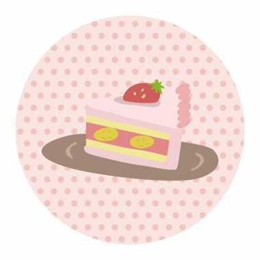 Dekorasyon kek Tema öğeleri vektör, eps10