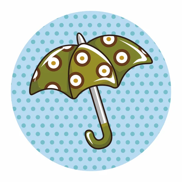 Векторні елементи теми парасольки, зберігається — стоковий вектор