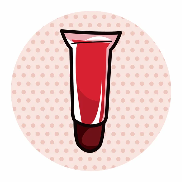 Lápiz labial tema elementos vector, eps — Vector de stock