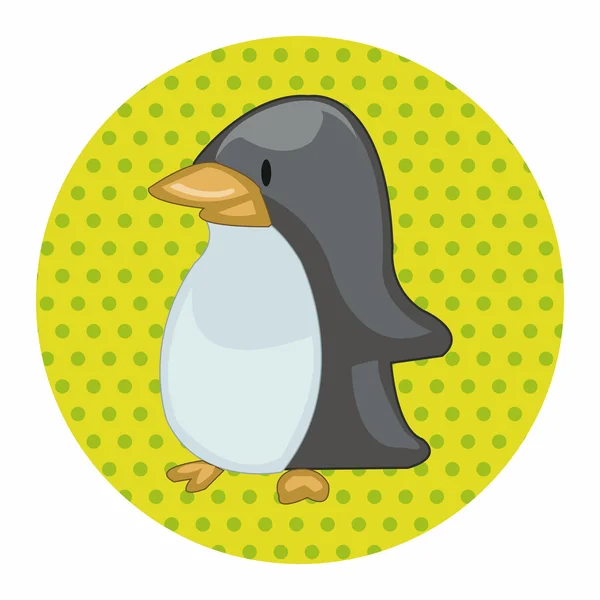 Элементы мультфильма о животных пингвинах — стоковый вектор