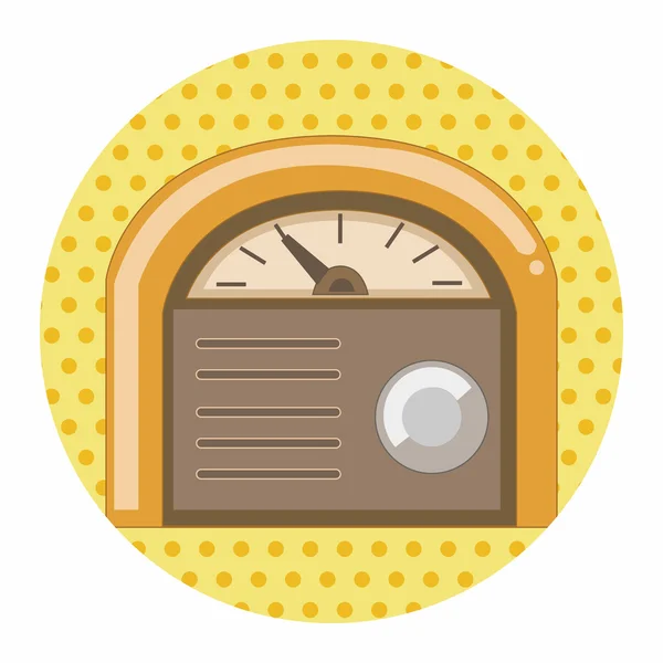 Radio tema elementos vector, eps — Vector de stock