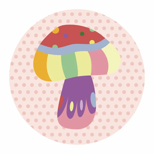 Mushroom cartoon thema elementen vector, eps — Stockvector