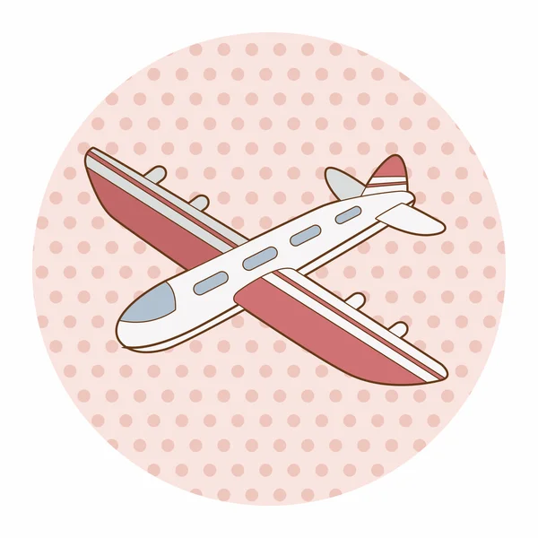 Éléments thème avion vecteur, eps — Image vectorielle