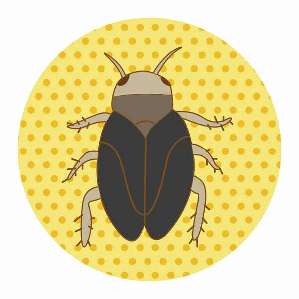 Elementos de dibujos animados bug — Vector de stock