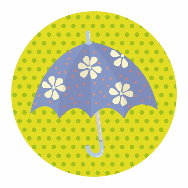 Umbrella theme elemets vector,eps — Stock Vector