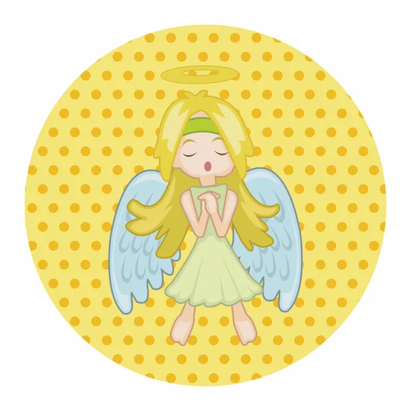 Angel theme elements vector,eps — Stock Vector