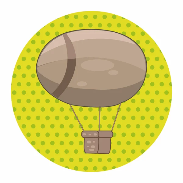 Style hot air balloon theme elements — Stock Vector