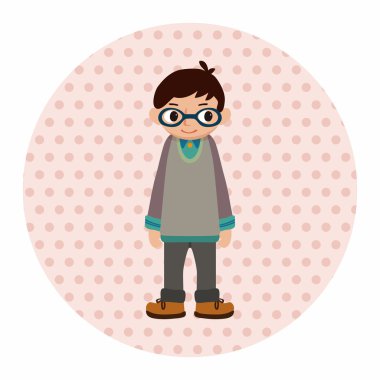 Aile çocuk karakter Tema öğeleri