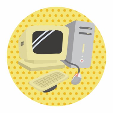 bilgisayar Tema öğeleri vektör, eps