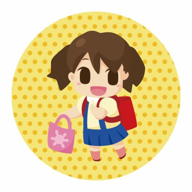 Öğrenci çizgi film Tema öğeleri