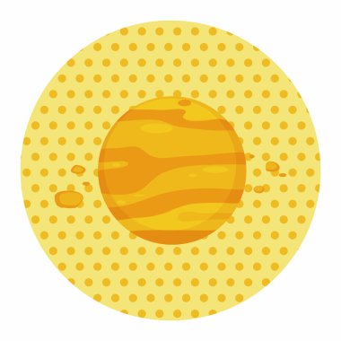 Uzay planet Tema öğeleri