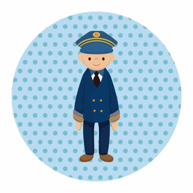 Kaptan Tema öğeleri vektör, eps