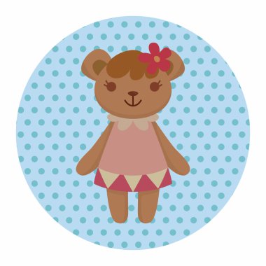 ayı Tema öğeleri vektör, eps