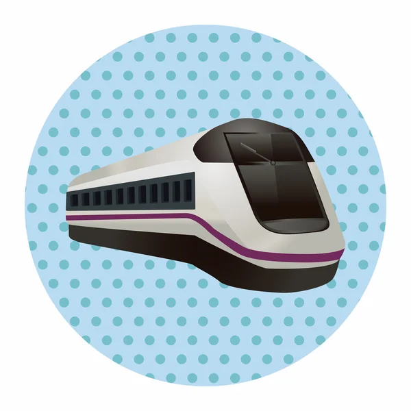 Transport tåg temaelement — Stock vektor