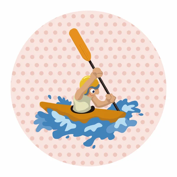Water Sports theme elements — Stock Vector