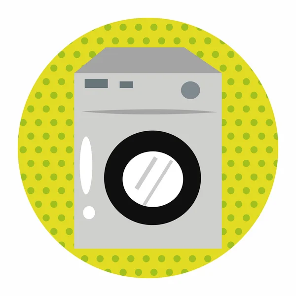 Washing machine theme elements — Stock Vector