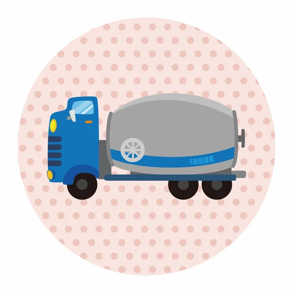 运输卡车主题元素 — 图库矢量图片