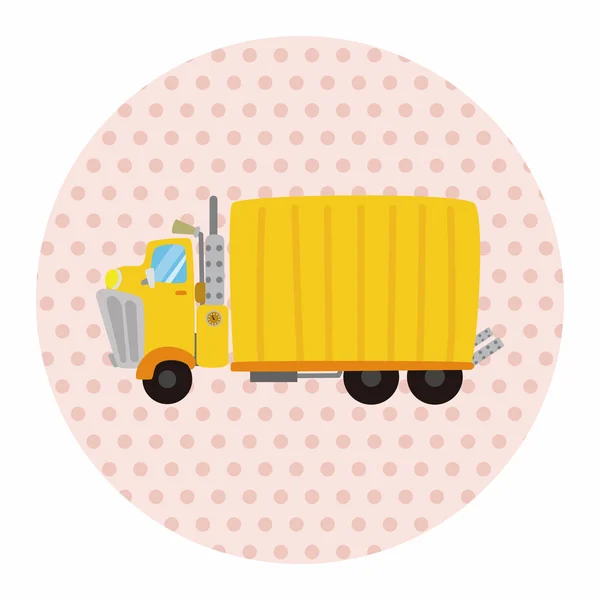 transportation truck theme elements