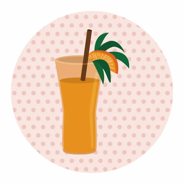 Juice drink theme elements — Stock Vector