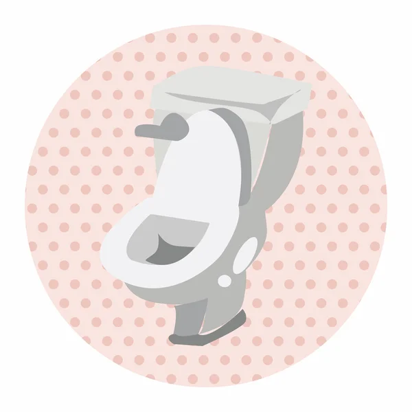 Tuvalet Tema öğeleri — Stok Vektör