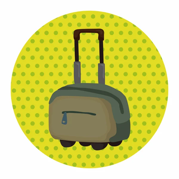 Bolsa de viaje elementos temáticos — Vector de stock