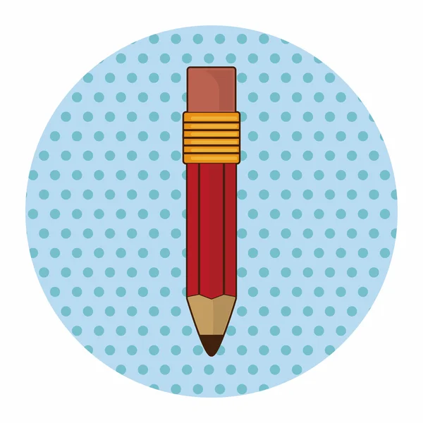 Elementos de tema lápiz — Vector de stock