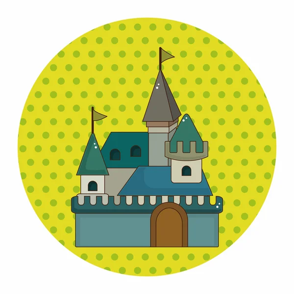 城のテーマの要素 — ストックベクタ