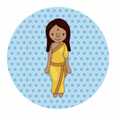 Hint insanlar Tema öğeleri vektör, eps