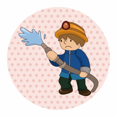 itfaiyeci Tema öğeleri vektör, eps