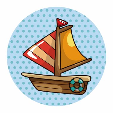 Ulaşım tekne Tema öğeleri