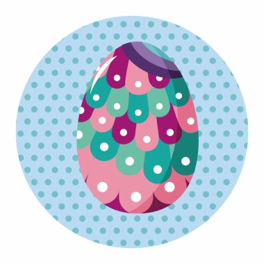 Paskalya yumurtası Tema öğeleri arka plan, eps10