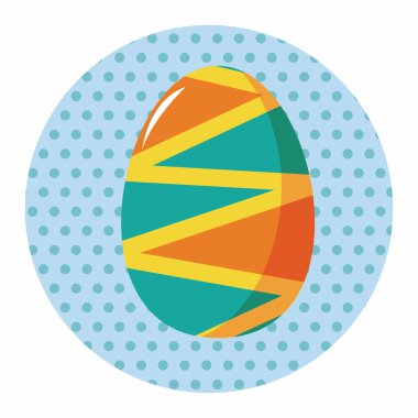 Paskalya yumurtası Tema öğeleri arka plan, eps10