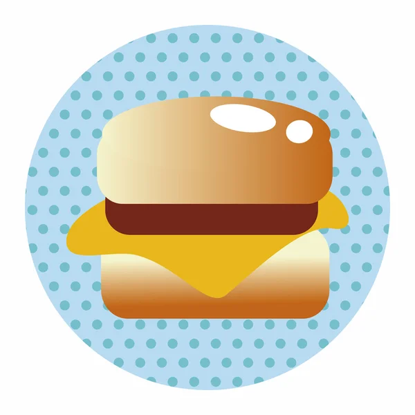 Hamburger téma elemek — Stock Vector