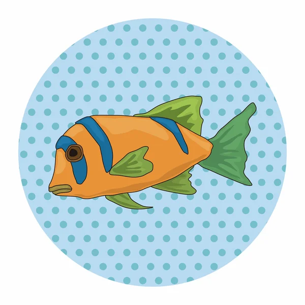 Fish theme elements vector,eps — Stock Vector