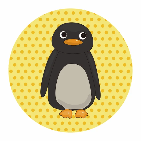 Animal Pinguin Cartoon-Elemente — Stockvektor