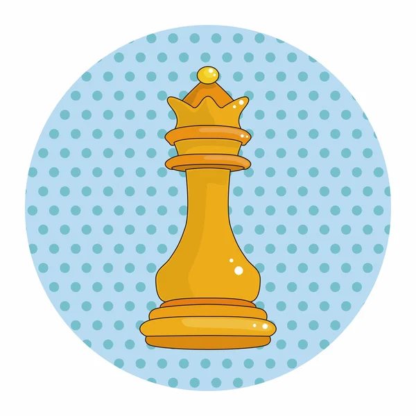 Éléments de thème d'échecs — Image vectorielle