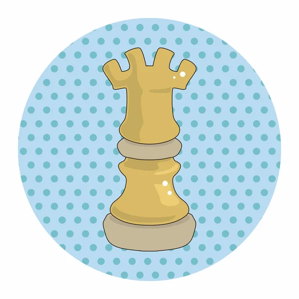 Éléments de thème d'échecs — Image vectorielle