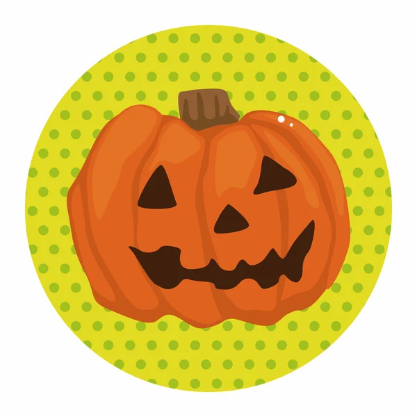 Halloween abóbora tema elementos —  Vetores de Stock