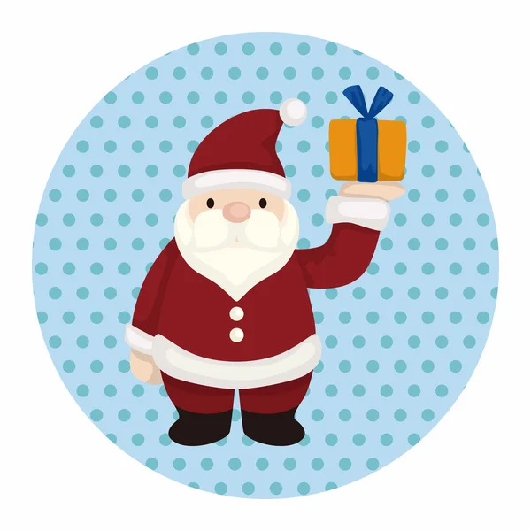 Santa claus thema-elementen — Stockvector