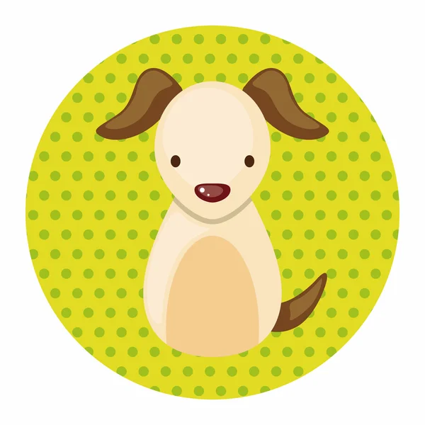 Tierkreiszeichen Hund Themenelemente — Stockvektor
